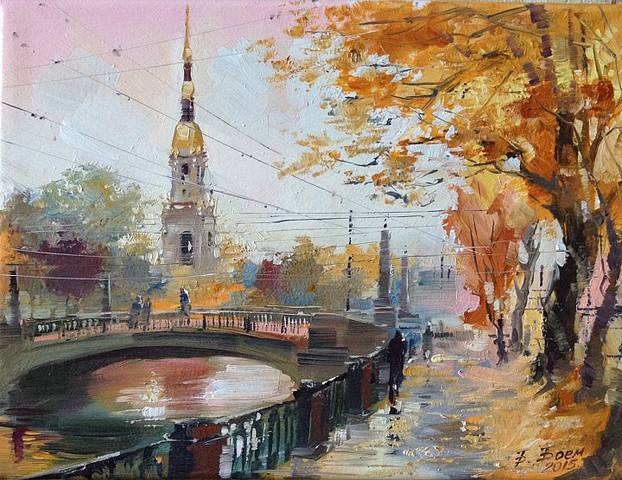 Картина Колокольня Никольского собора Санкт-Петербург Картина Колокольня Никольского собора Санкт-Петербург