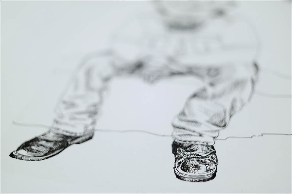 Cowboy sketch (Fuzzy_Bear). Lenskiy.org