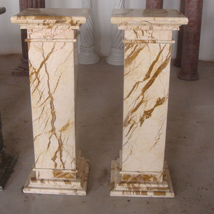 Mixed-marble-stone-carving-roma-publicity-pillars