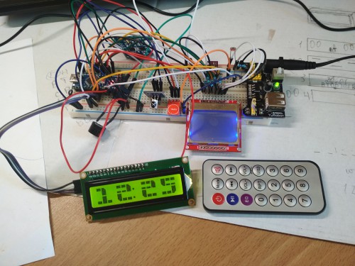 Часы-метеостанция на Arduino своими руками