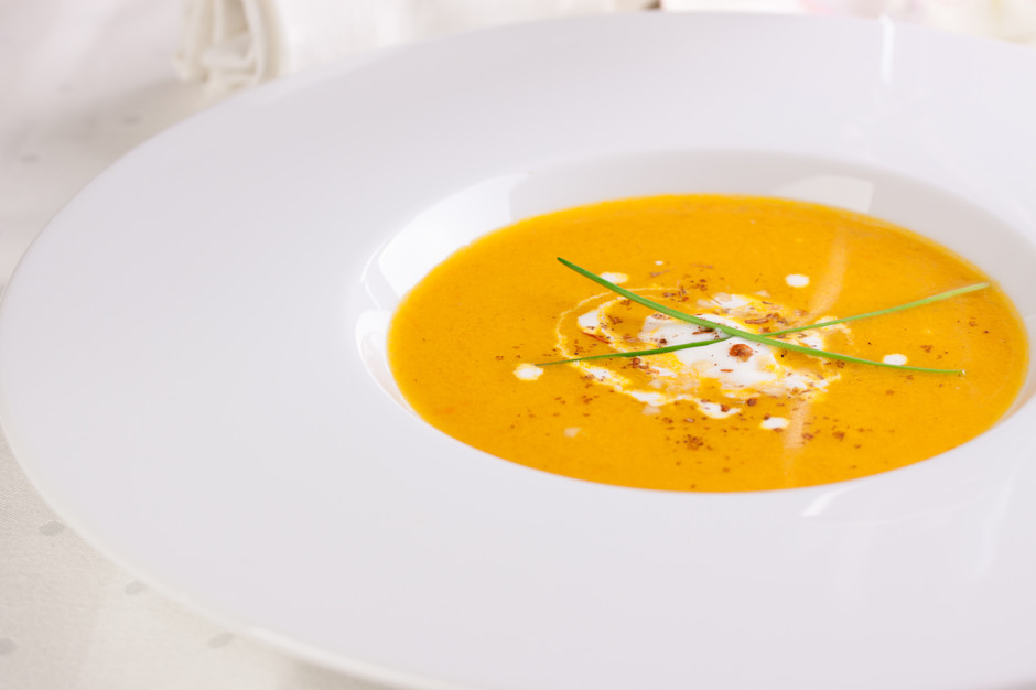 Морковный суп с кокосовым молоком