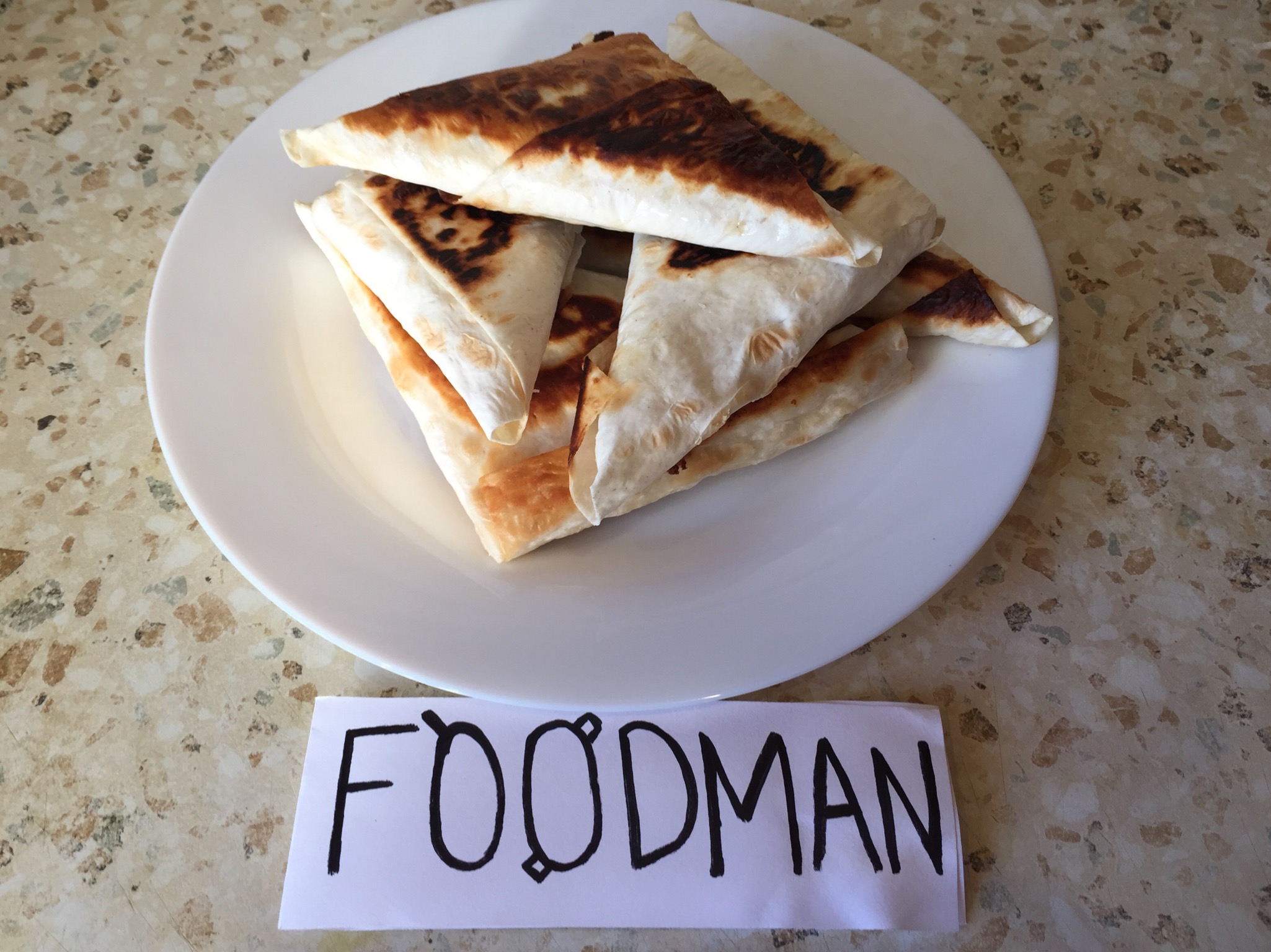 Пирожки с картошкой и творогом в лаваше