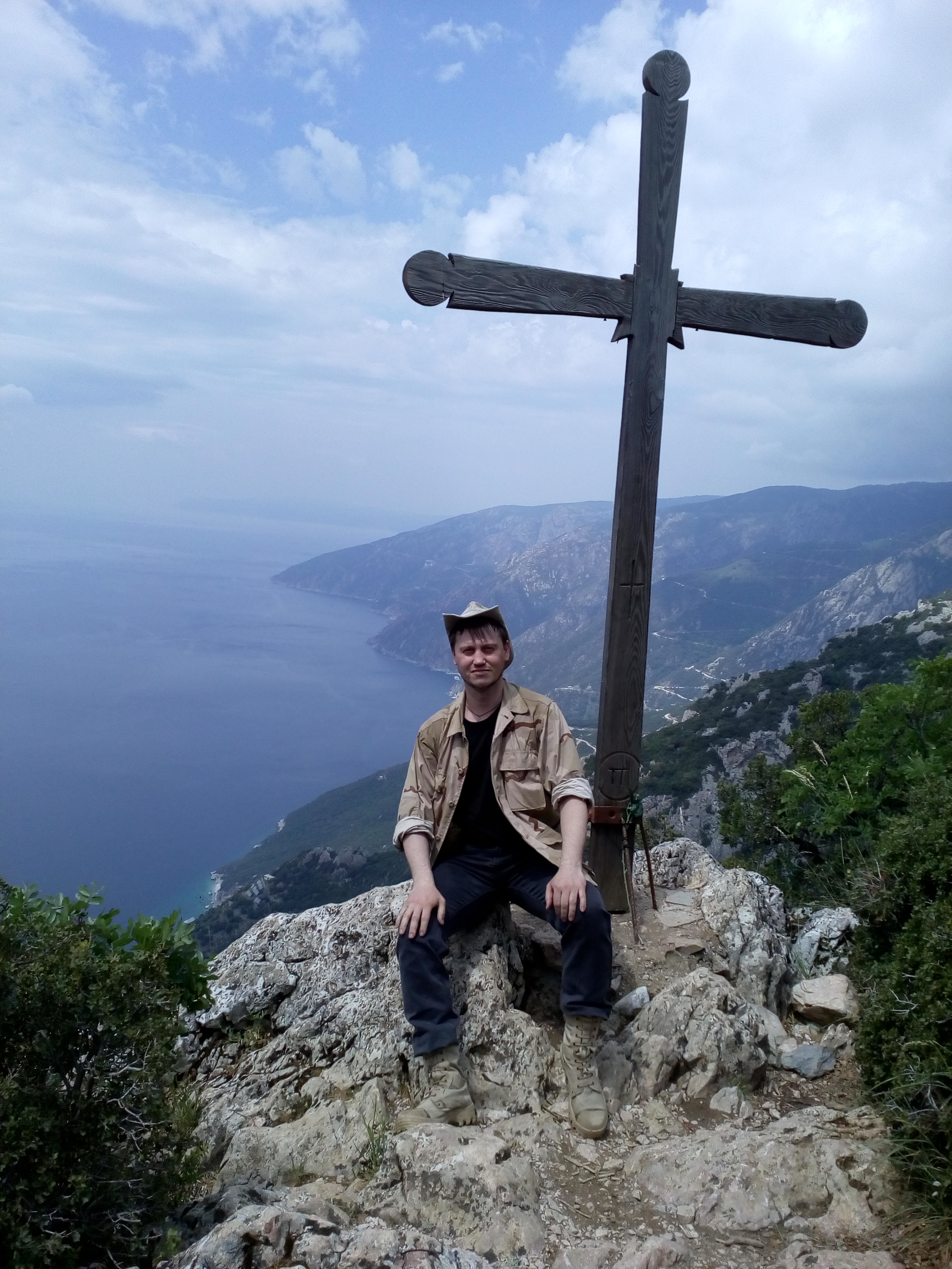 Афон. Остановка Крест