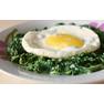 Шпинат с яйцом