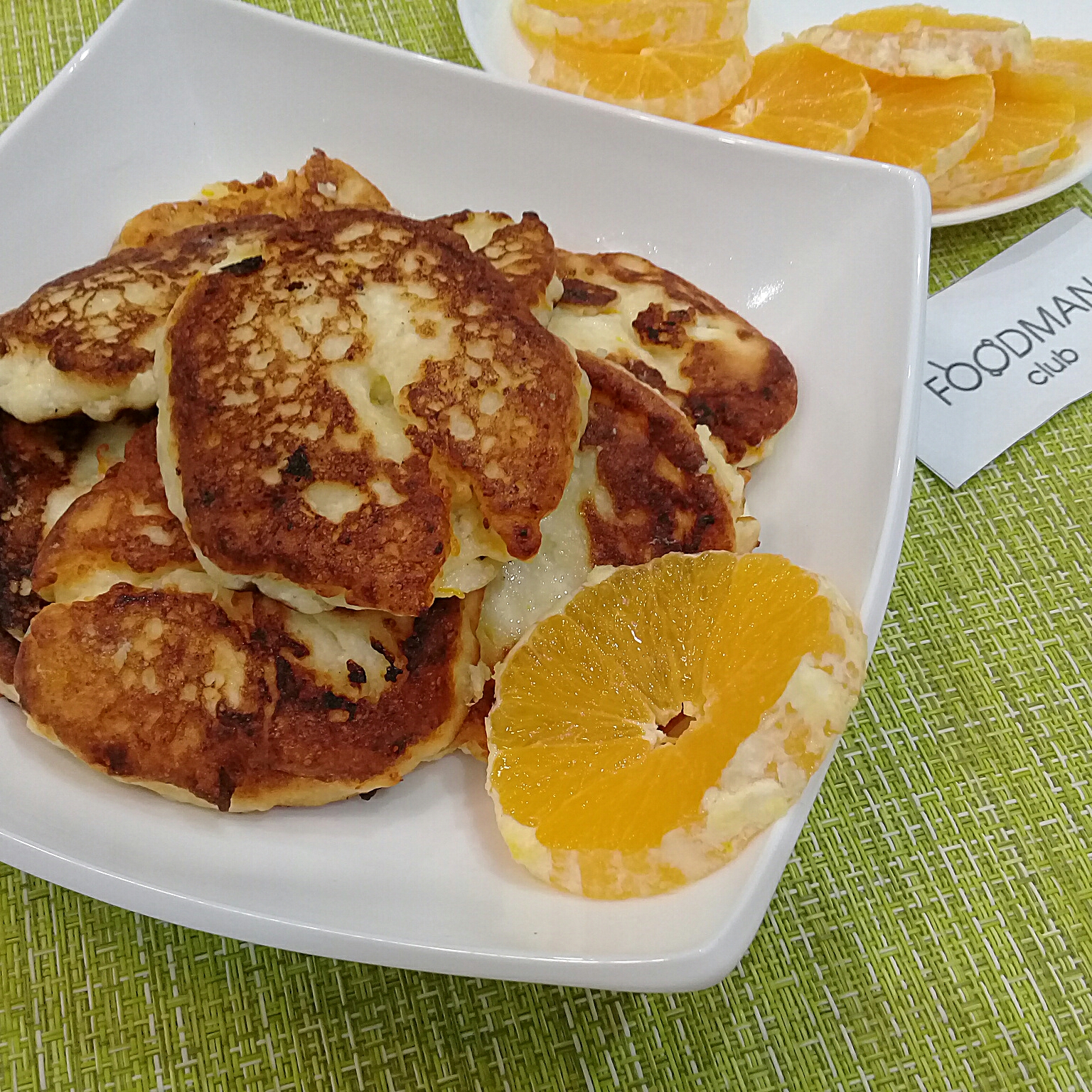 Сырники с апельсином