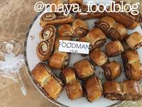 Слоеные улитки с шоколадом и кокосом