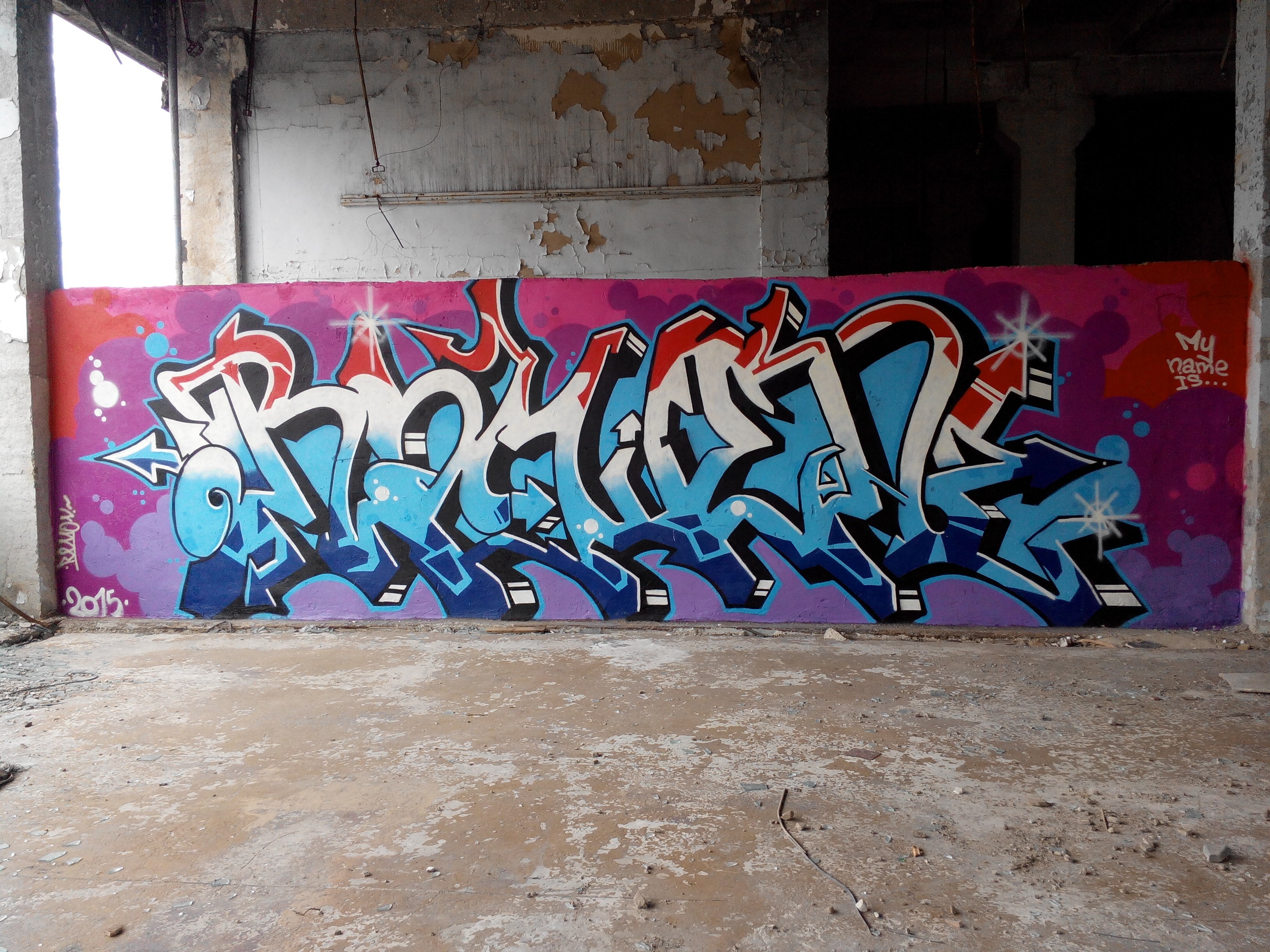 RAMON! 2015-08-16 граффити Wild Style