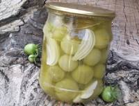 Зеленые помидоры на зиму