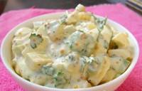 Яичный салат с авокадо