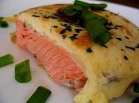 Запеченная семга с твердым сыром
