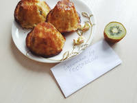 Творожные кексы с киви