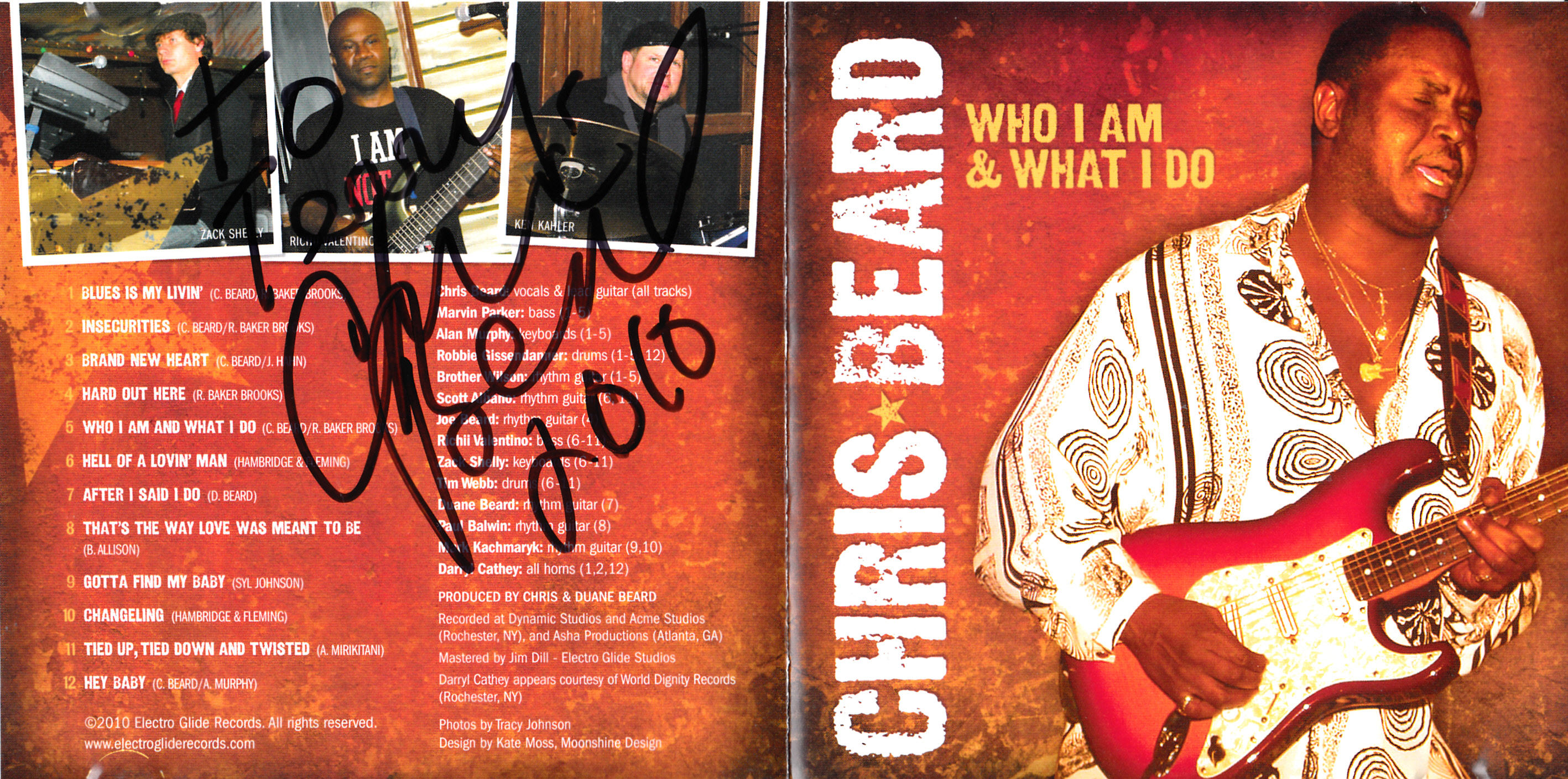 Chris Beard - Who I Am & What I Do - Front