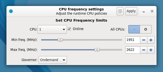 cpupower-gui
