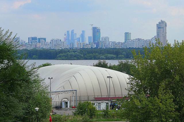 Вид на Москву со смотровой площадки р-на Строгино. Фото Морошкина В.В.