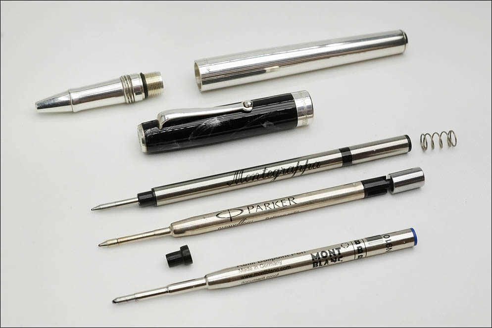 Montegrappa 300 roller convert to Parker ballpoint standard. Lenskiy.org