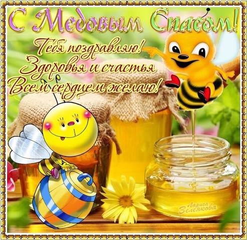 Пчёлки очень любят мёд