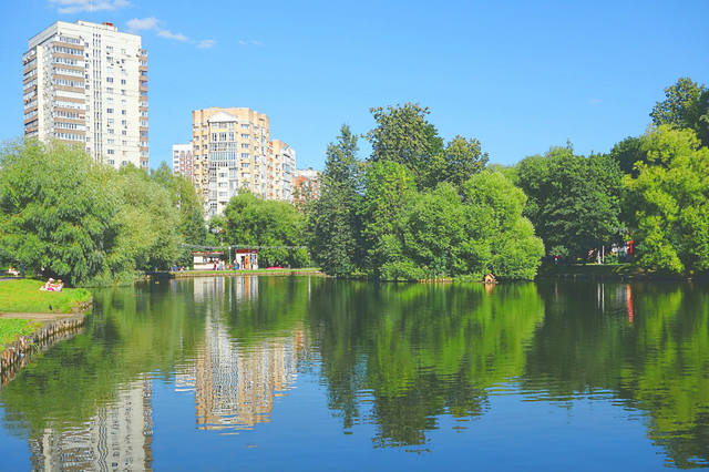 Большой пруд Воронцовского парка. Фото Морошкина В.В.