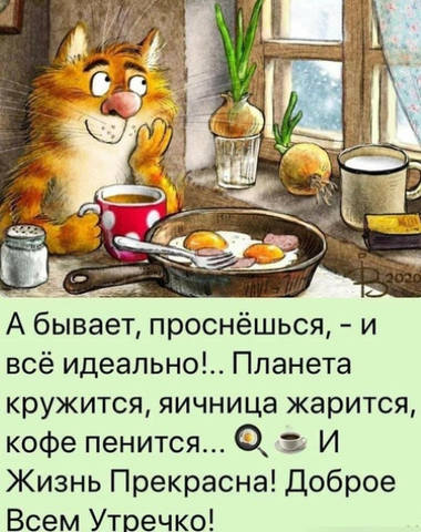 утро