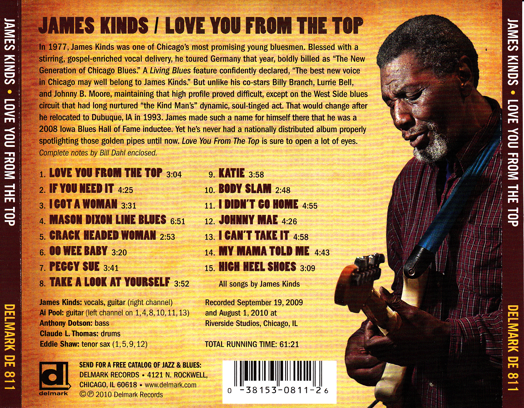 James Kinds - Love You From The Top - Tray