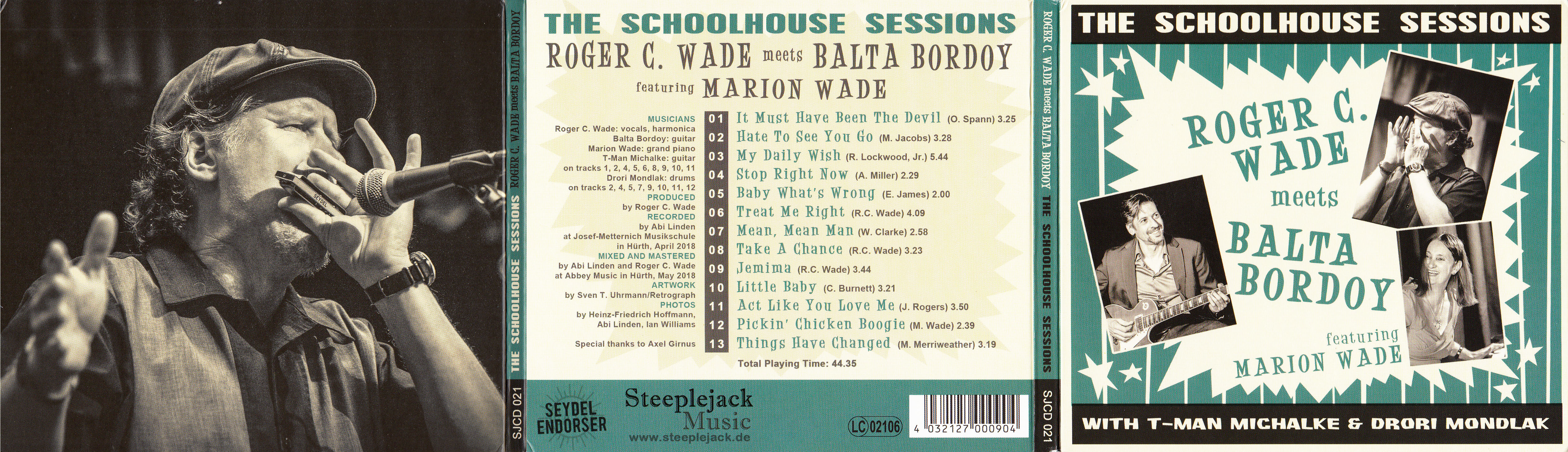 Roger C. Wade Meets Balta Bordoy - The Schoolhouse Sessions - Front