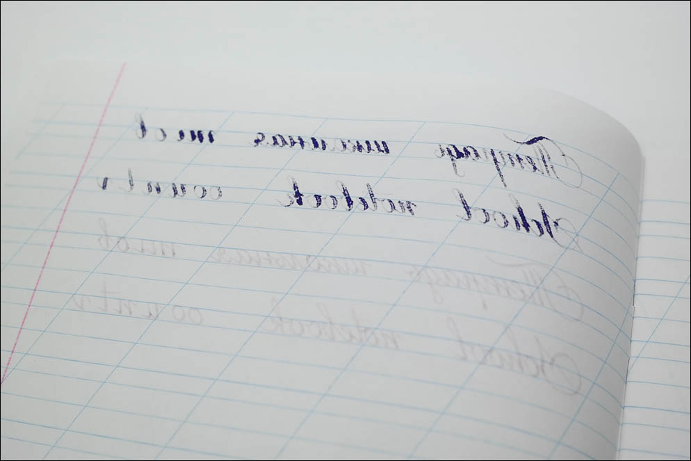 School notebooks ink-paper test 2020. Lenskiy.org