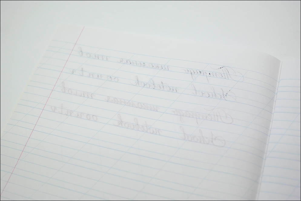 School notebooks ink-paper test 2020. Lenskiy.org