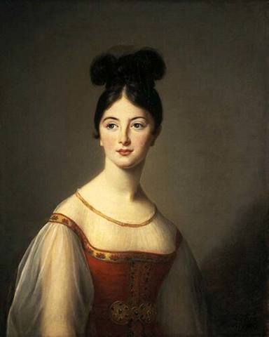 Французская художница Мари Луиза Элизабет Виже Лебрён (1755-1842) - Женский портрет.