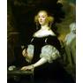 Нидерландский художник Абрахам Ламбертсон ван ден Темпель (1623-1672) - Женский портрет.
