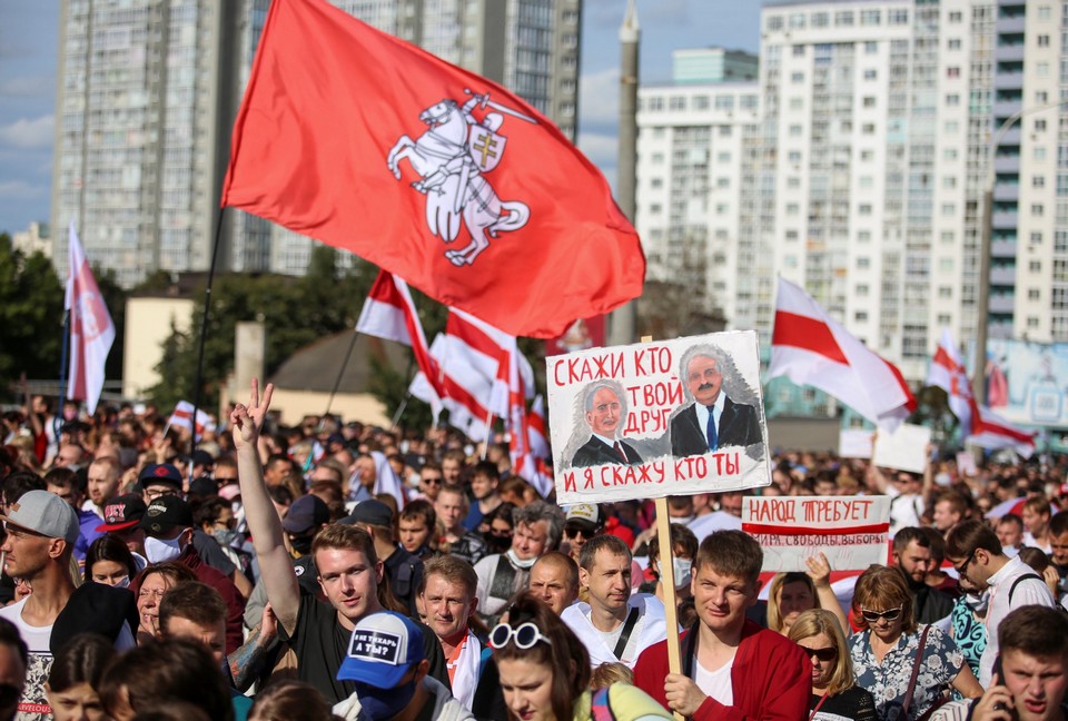 протесты в Минске 12 сентября 2020