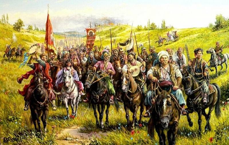 Казацкое войско в походе