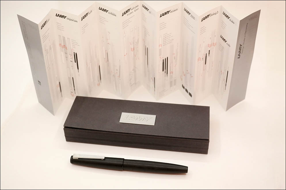 Lamy 2000 Matte black 14K M. Lenskiy.org