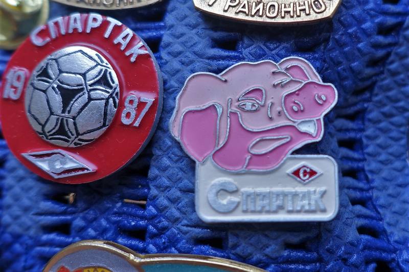 Значки Зенита и Спартака Значки Зенита и Спартака