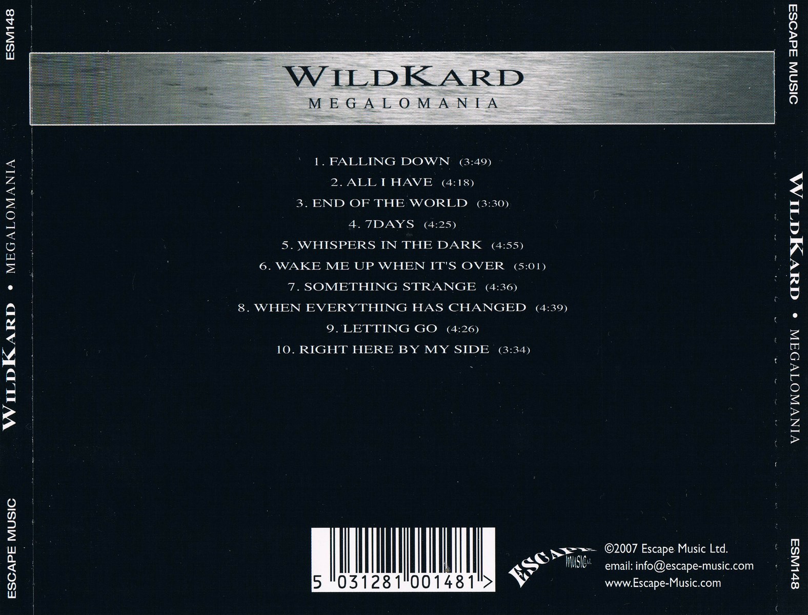wildkard 2007 back