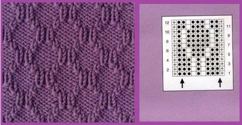 Теневые узоры Ромбы 1