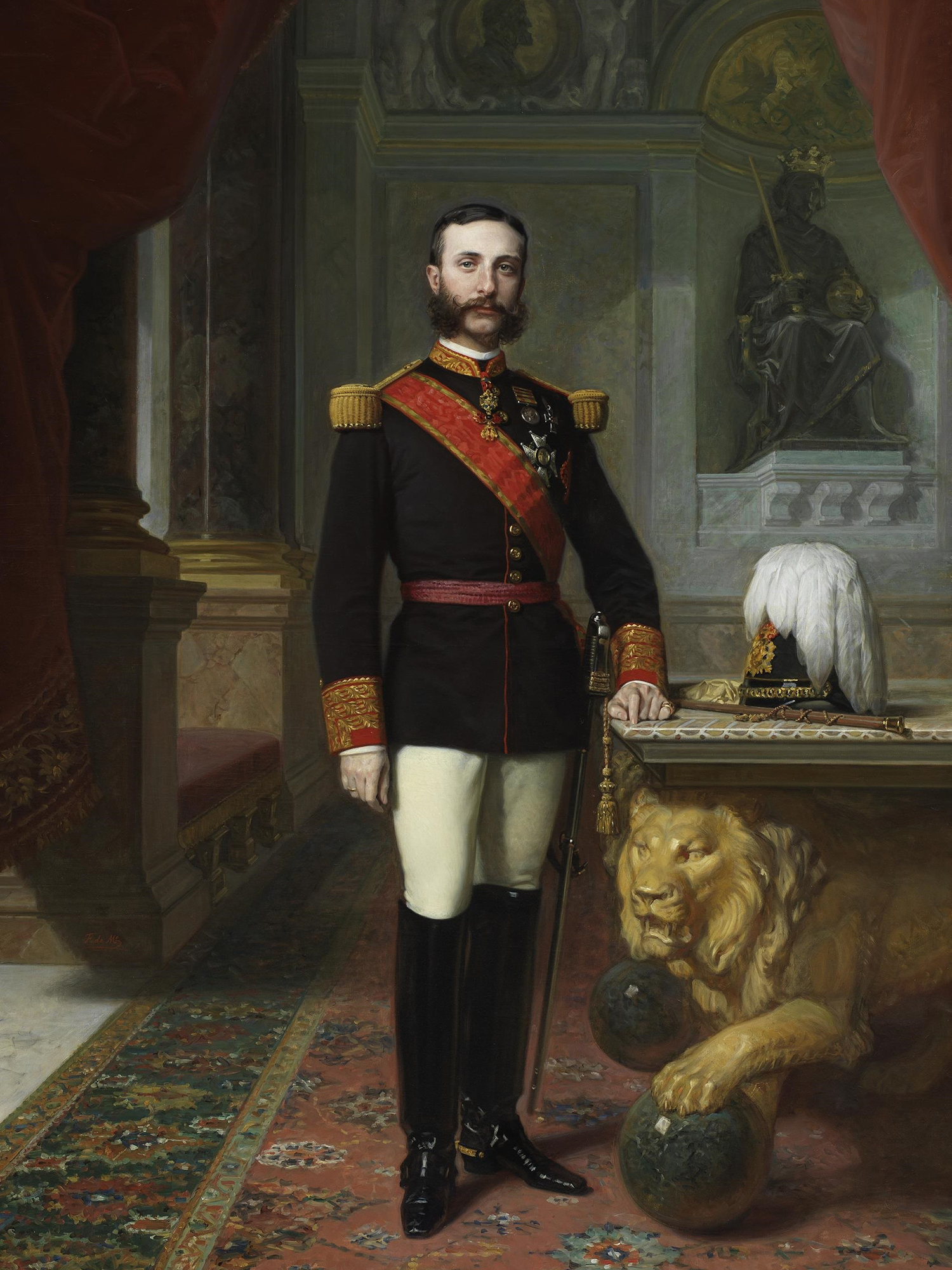 Король Испании Альфонс XII (портрет) 2+