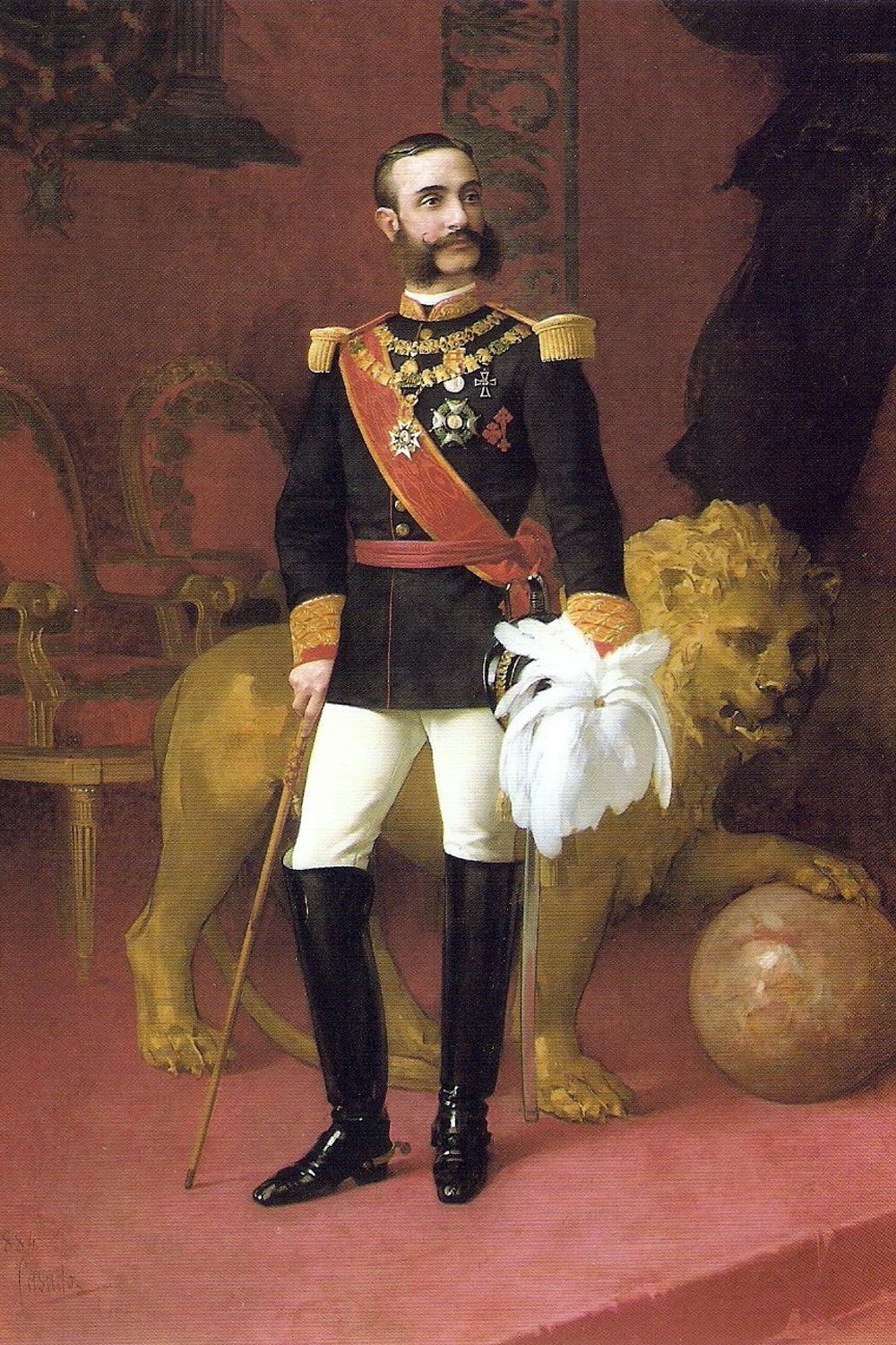Король Испании Альфонс XII (портрет) 1