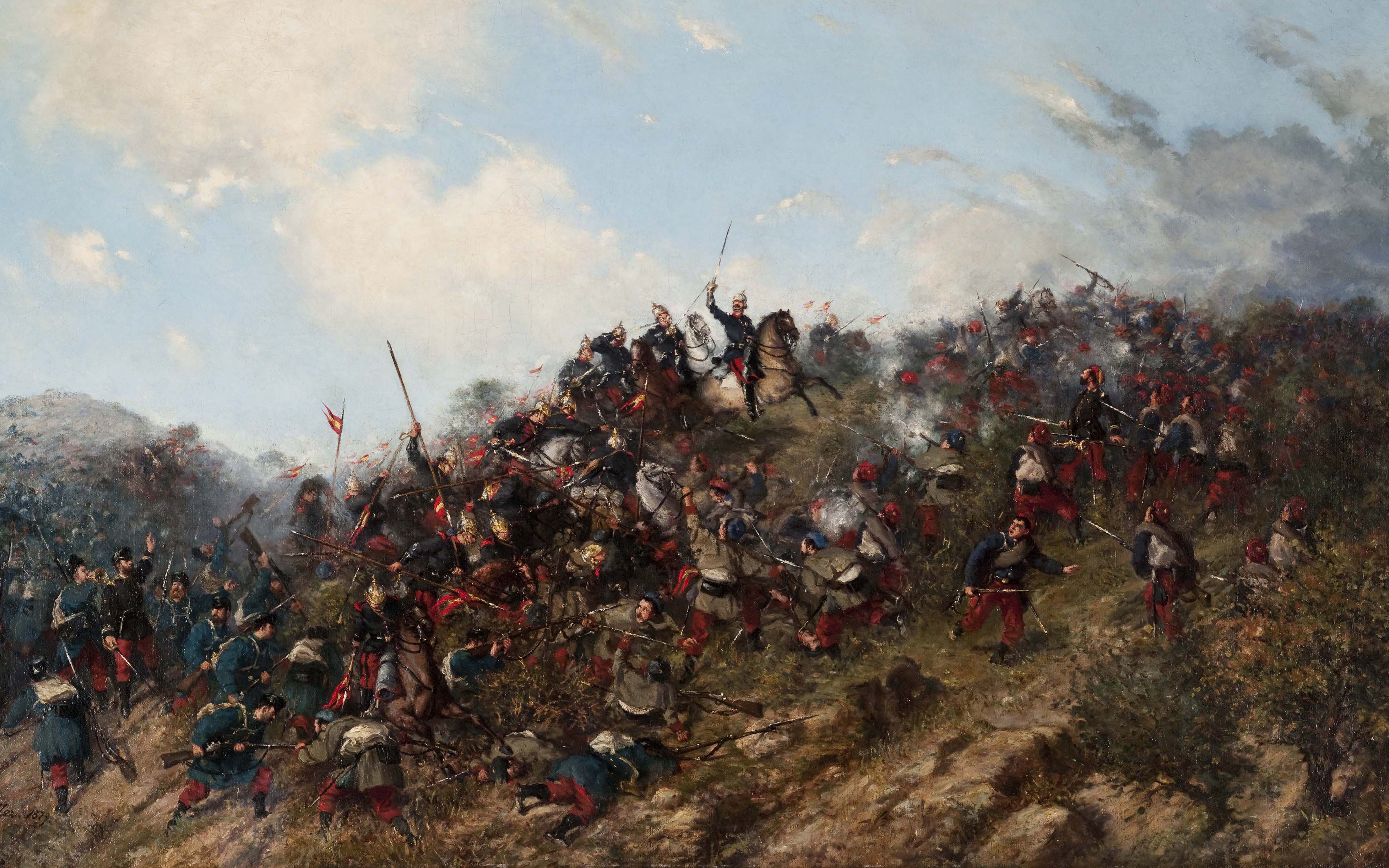 Битва при Тревино 7 июля 1875 года