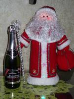 Дед Мороз (чехол на бутылку) от Светланы Орлик. 1.12.20 - Страница 3 32698823_s