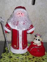 Дед Мороз (чехол на бутылку) от Светланы Орлик. 1.12.20 - Страница 3 32698849_s