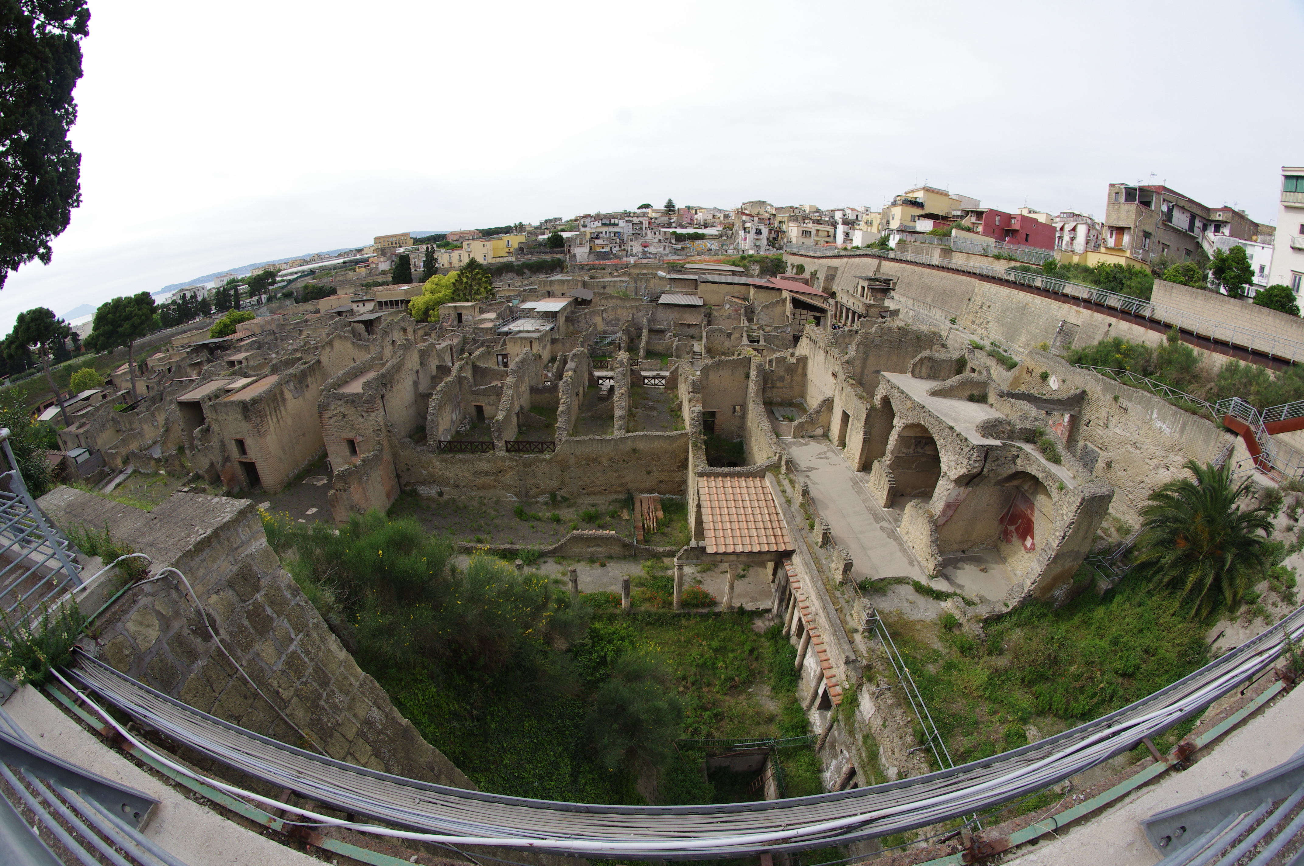 Herculaneum One of the towns destroyed by the eruption of Mt. Vesuvius AD 79.