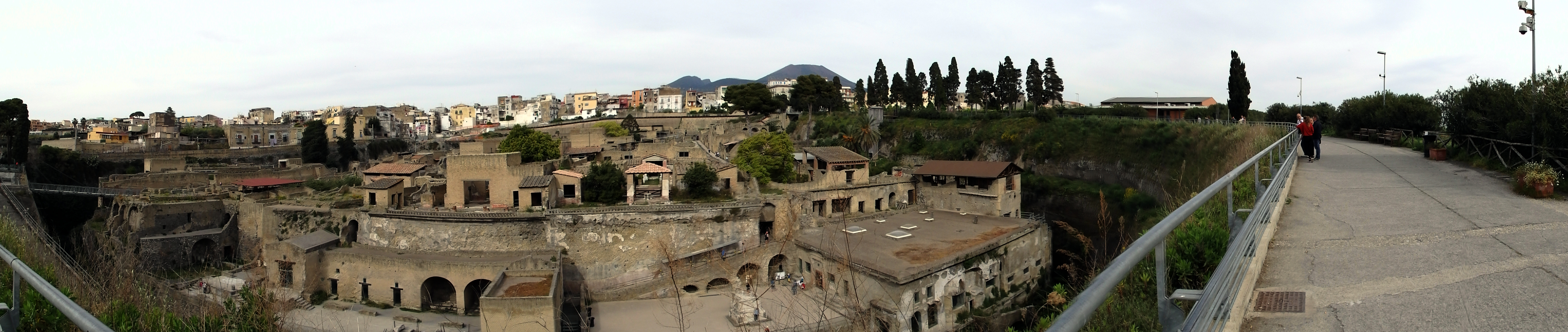 Herculaneum One of the towns destroyed by the eruption of Mt. Vesuvius AD 79.