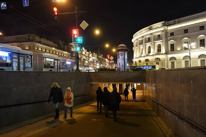 Подземный переход Холодный подземный переход