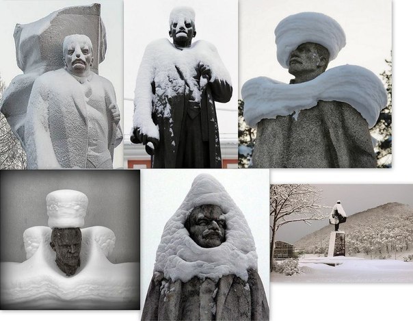 Ленин и зима