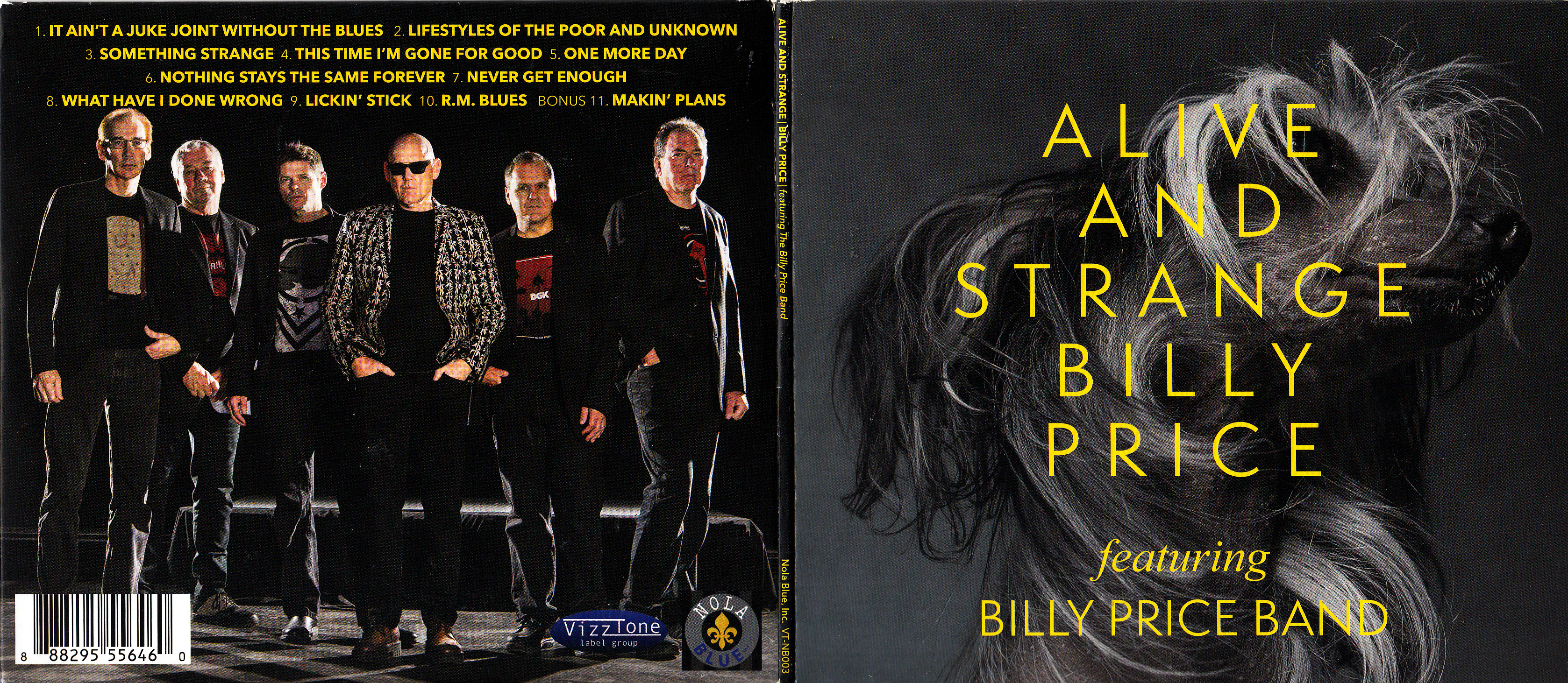 Billy Price - Alive And Strange - Front