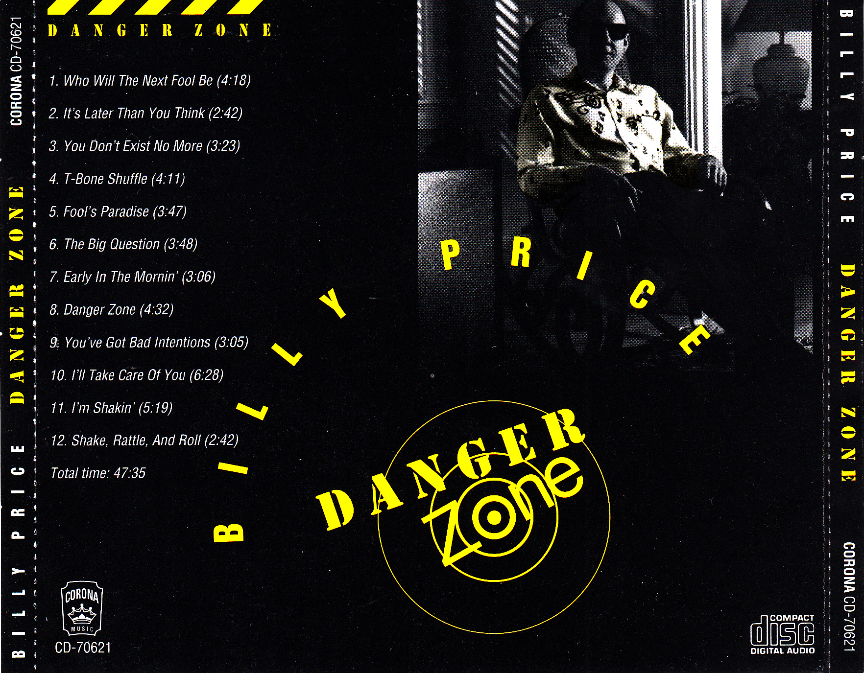 Billy Price - Danger Zone - Tray