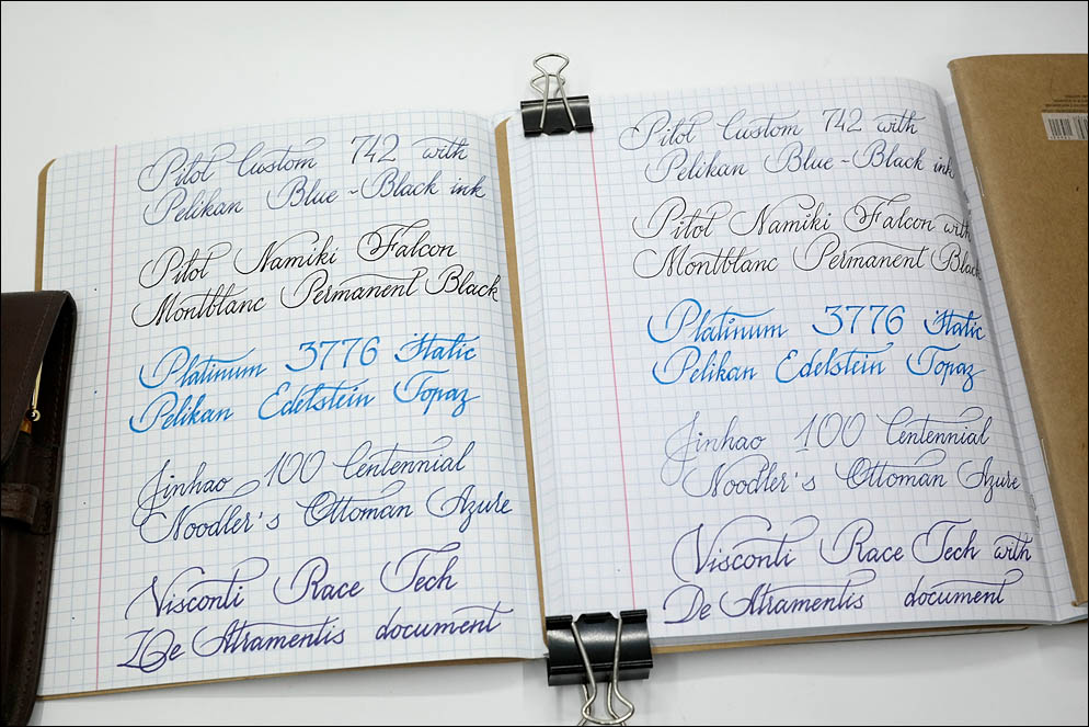 Podillya fountain pens and inks test. Lenskiy.org