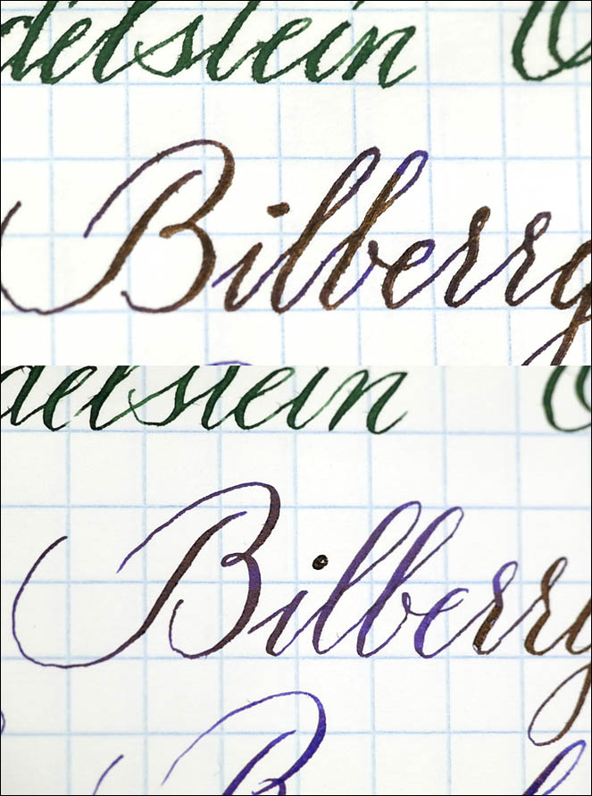 Podillya fountain pens and inks test. Lenskiy.org