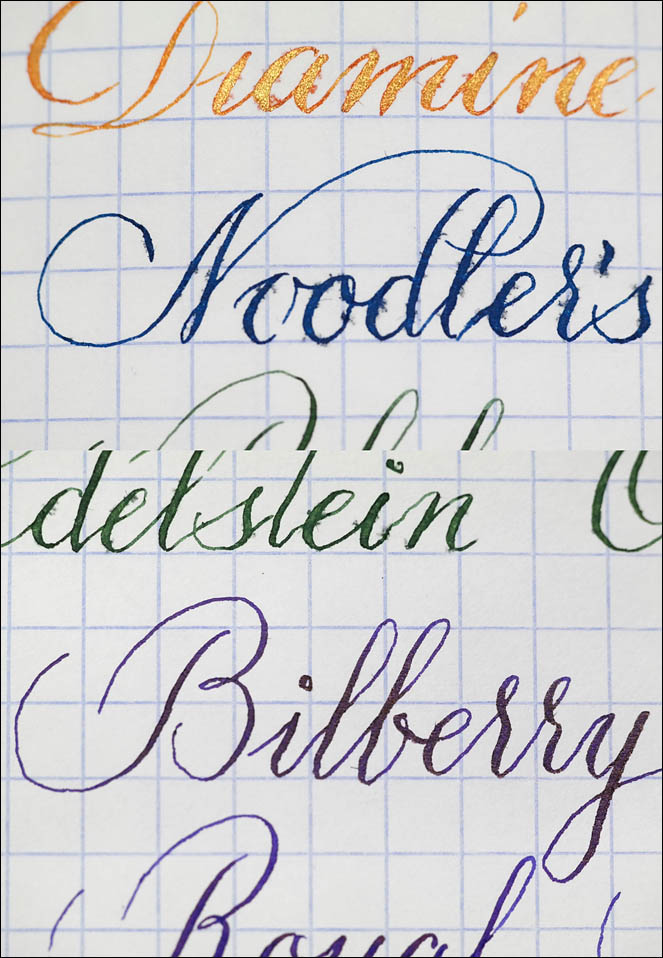 Podillya fountain pens and inks test. Lenskiy.org