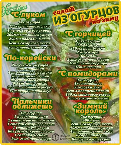 Кулинарная инфографика