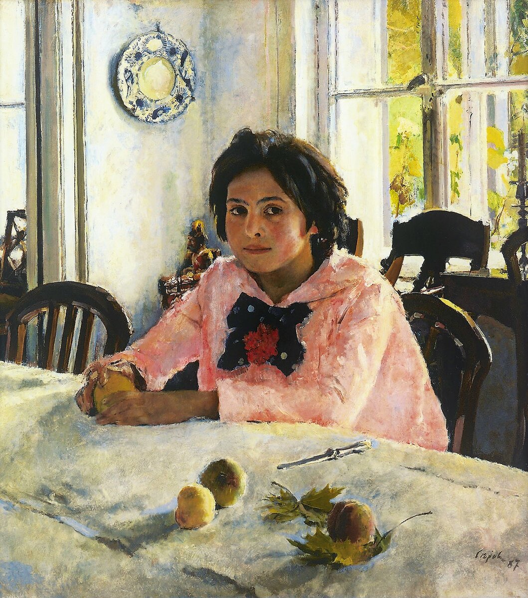 В.А. Серов, «Девочка с персиками»